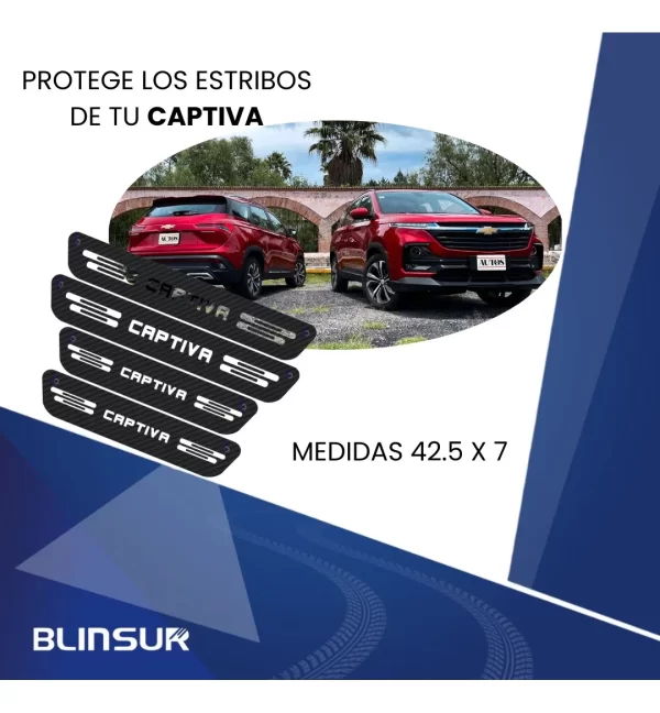 Protección Bl De Estribos 4 Puertas Para Captiva