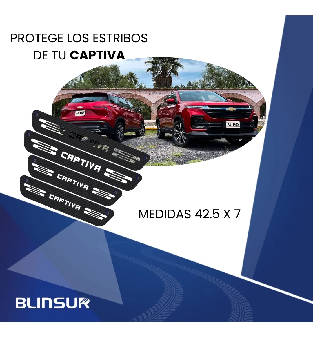 Protección Bl De Estribos 4 Puertas Para Captiva - Image 3