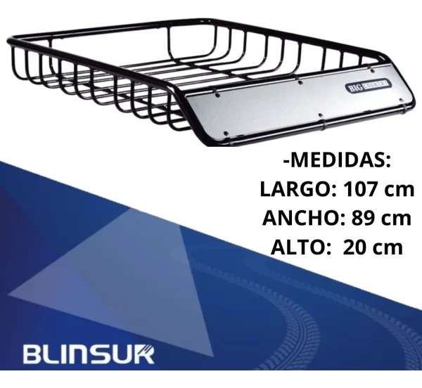 Canastilla Portaequipaje Big Country City Rack Chica