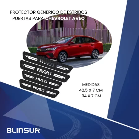 Cinta Protectora Bl Embellecedora De Estribos Para Aveo - Image 3