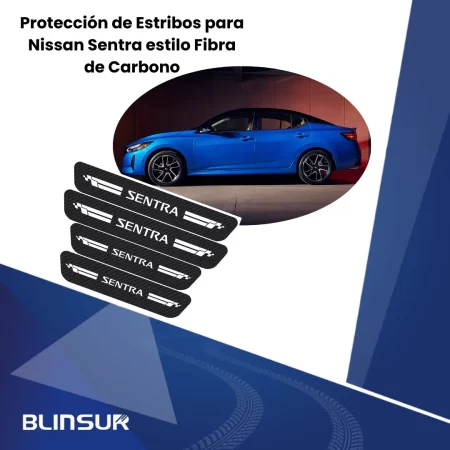 Sticker Protección De Estribos Puertas Para Nissan Sentra - Image 3