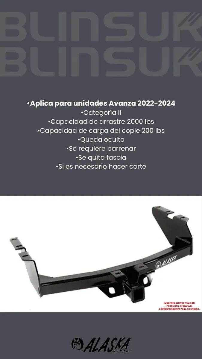 Tirón Jalón De Arrastre Toyota Avanza 2022 - 2023 - Image 3