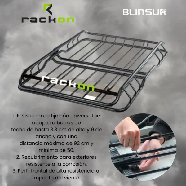 Canastilla Portaequipaje B3 120 X 90 Cm Rack On