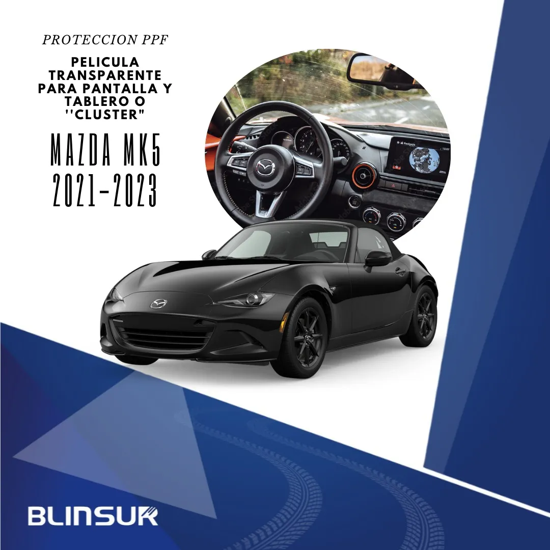 Protector Ppf Pantalla Y Tacometro Mazda Mk5 2021 Al 2023 - Image 3
