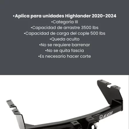 Tiron Jalon De Arrastre Toyota Highlander 2020-2021 - Image 3