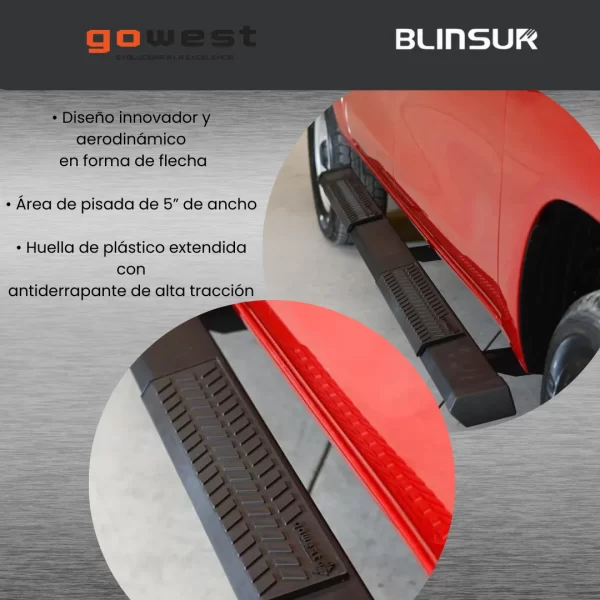 Estribos Serie 500 F150 Lobo Cabina Y Media 2015 - 2022