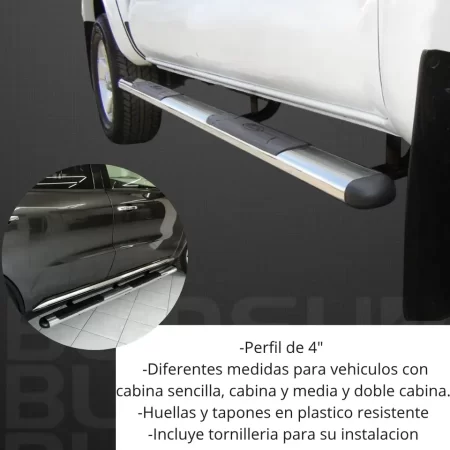 Estribos Gh Para Nissan Np300 Diesel 4 Cilindros 2011 - 2015 - Image 3