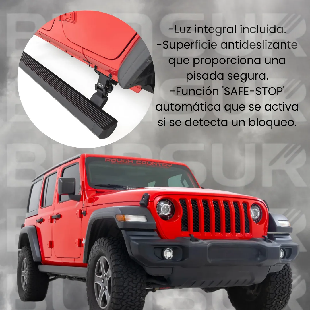 Estribos Electricos Rc Para Jeep Jl 4 Puertas 2019 - 2024 - Image 3