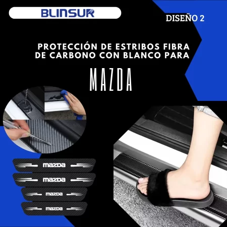 Sticker Protección De Estribos Puertas Mazda Diseño 2 - Image 3