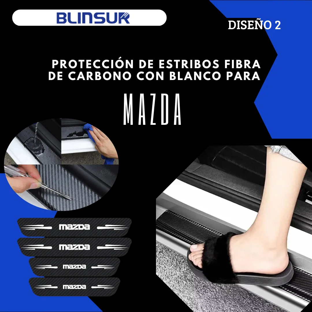 Sticker Protección De Estribos Puertas Mazda Diseño 2 - Image 3