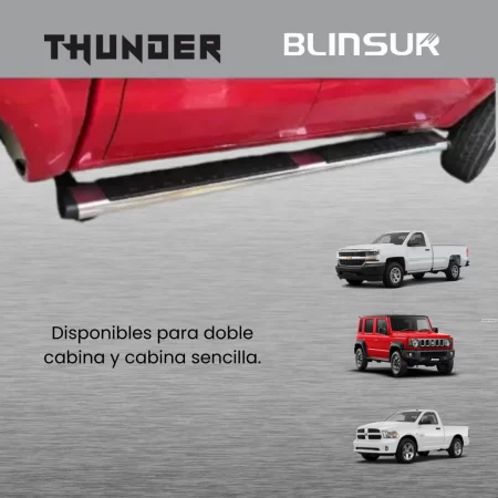 Estribos Recto Para Nissan Np300 Frontier 2016 - 2023 - Image 3