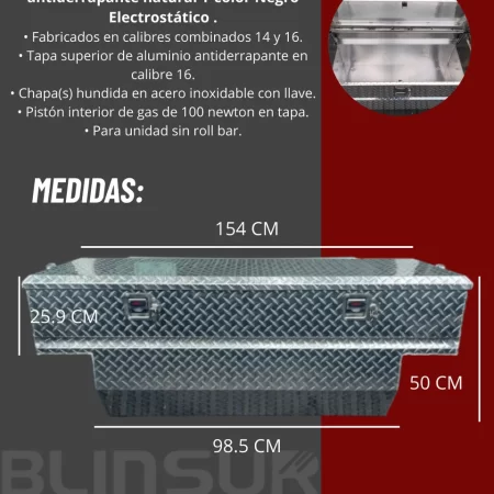 Caja De Herramientas Toyota Hilux 2016-2024+  C/resaques - Image 3