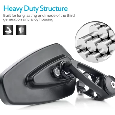 Espejos De Motocicleta Laterales De 3 Pulgadas De Mictuning - Image 3