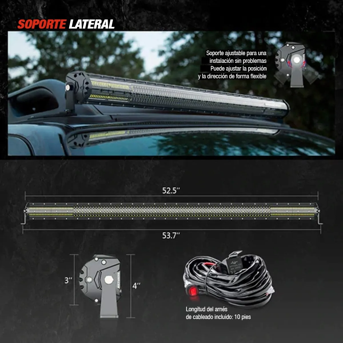 Barra De Luz Led Aerodinámica De 52 in Mictuning Magical M2 - Image 3