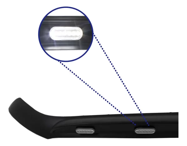 Deflector De Cofre Negr Con Led Para Ford Ranger 2016 - 2023