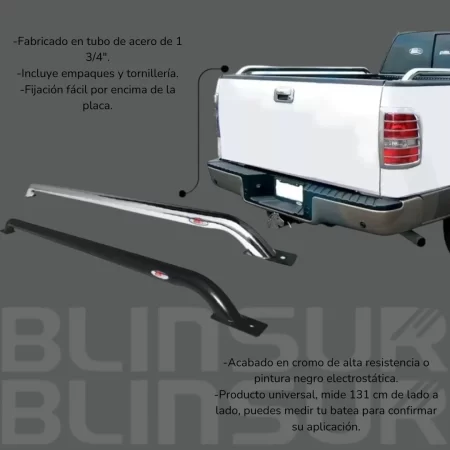 Barras Pasamanos De Acero Compatibles Con Chevrolet S10 - Image 3