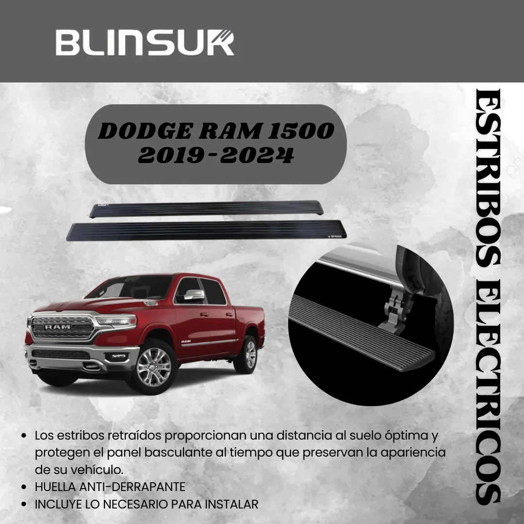 Estribos Electricos Para Ram 1500 2019-2024 Doble Cabina - Image 3