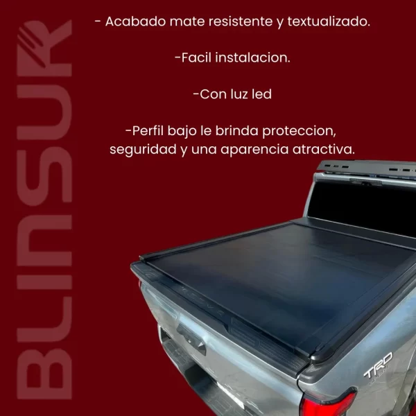 Tapa Cubre Batea Electrica Chev Silverado 2019-2025 Doble Ca