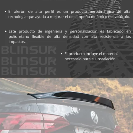 Alerón De Alto Perfil Para Vw Virtus 2020 - 2025 - Image 3