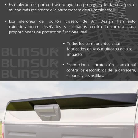 Tailgate Spoiler Para Ford F-150 2015 - 2020 - Image 3