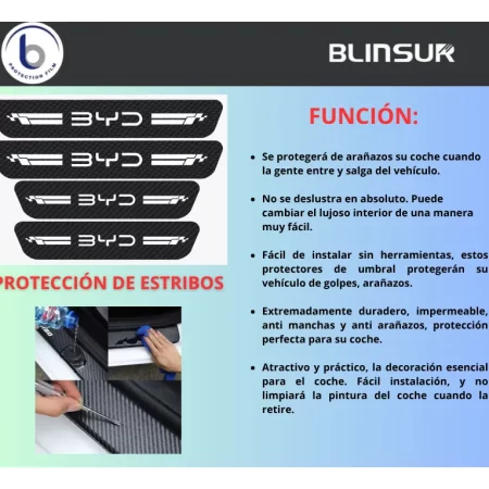 Sticker Protección De Estribos Puertas Byd Diseño 10 - Image 3