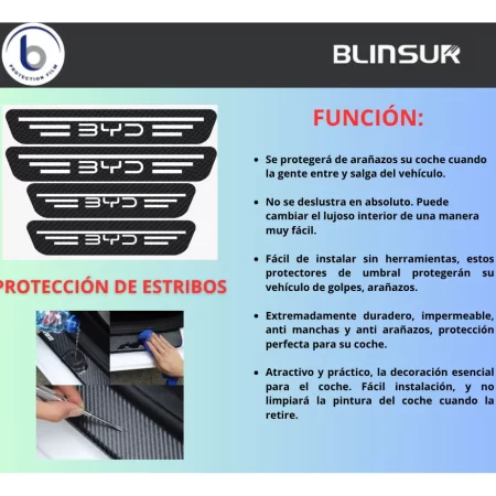 Sticker Protección De Estribos Puertas Byd Diseño 9 - Image 3