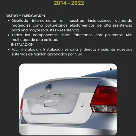 Alerón De Bajo Perfil Vw Vento 2014 - 2022 - Image 3