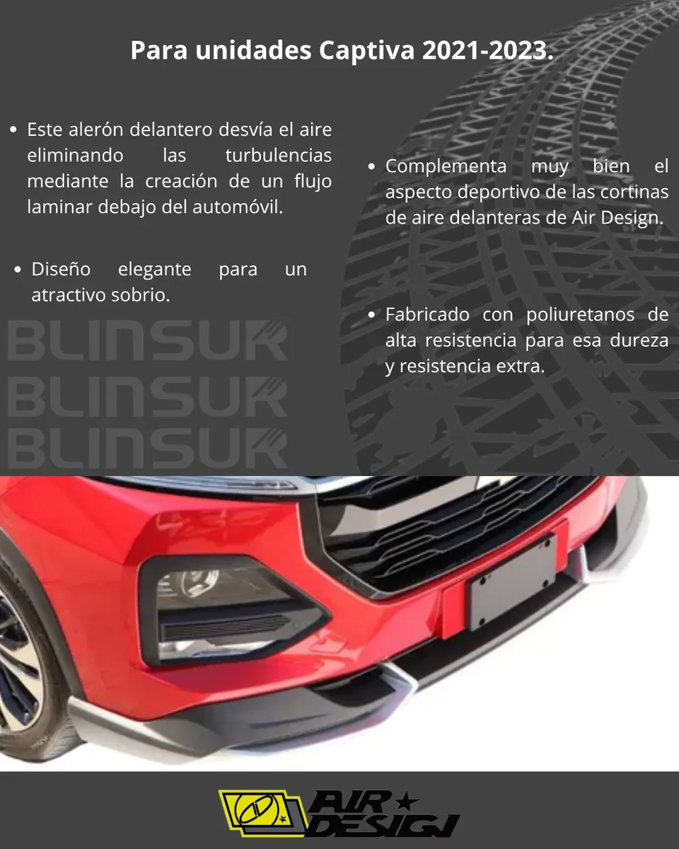 Spoiler Delantero Chevrolet Captiva 2021 - 2023 - Image 3