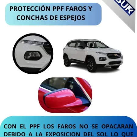 Protector Ppf Conchas Y Faros Para Chevrolet Grove Lt 2024 - Image 3
