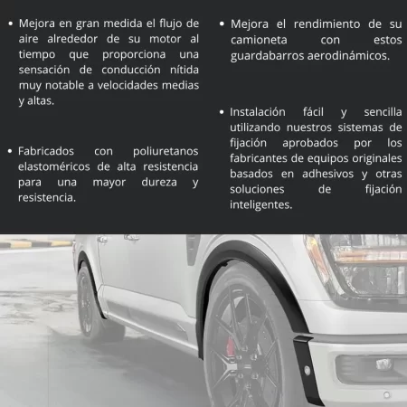 Juego De Cantoneras Tipo Oe Ford F-150 2024-2025 - Image 3