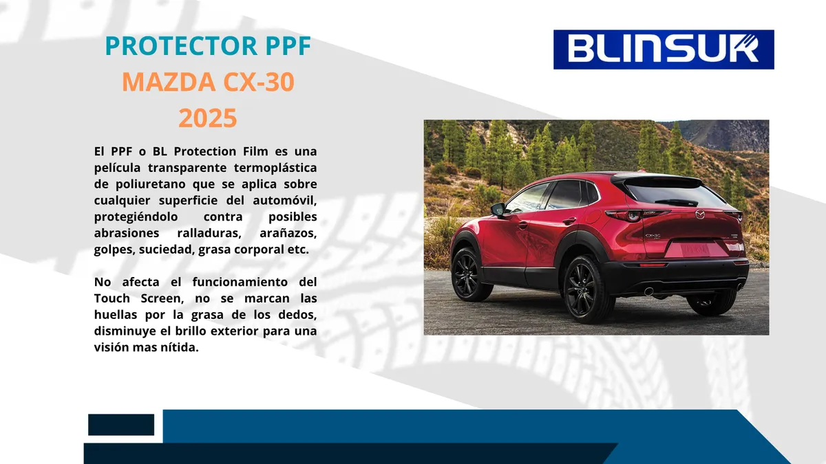 Protector Bl Postes Exteriores Para Mazda Cx-30 2025 - Image 3