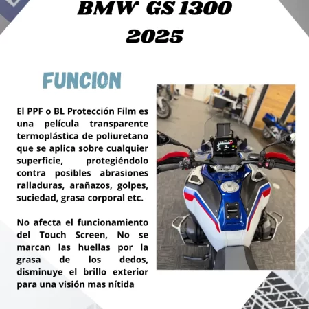 Kit De Proteccion Ppf Para Moto Bmw Gs 1300 2025 - Image 3