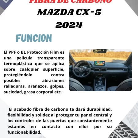 Kit Protector En Ppf Y Fibra De Carbono Mazda Cx5 2024 - Image 3
