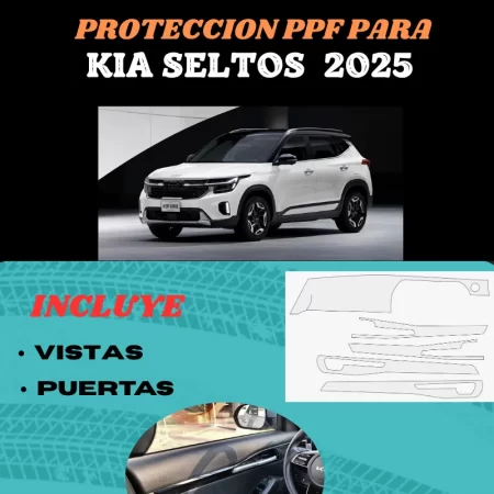 Protección Ppf Vistas Y Puertas Para Kia Seltos 2024 - Image 3