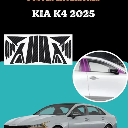 Proteccion Fibra De Carbono Postes Para Kia K4 2025 - Image 3