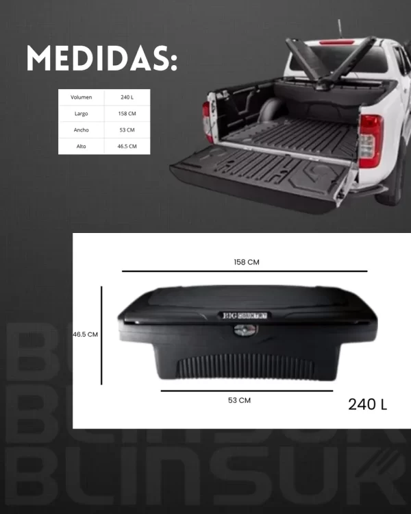 Caja De Herramientas Phantom Para Volkswagen Amarok 2010-25