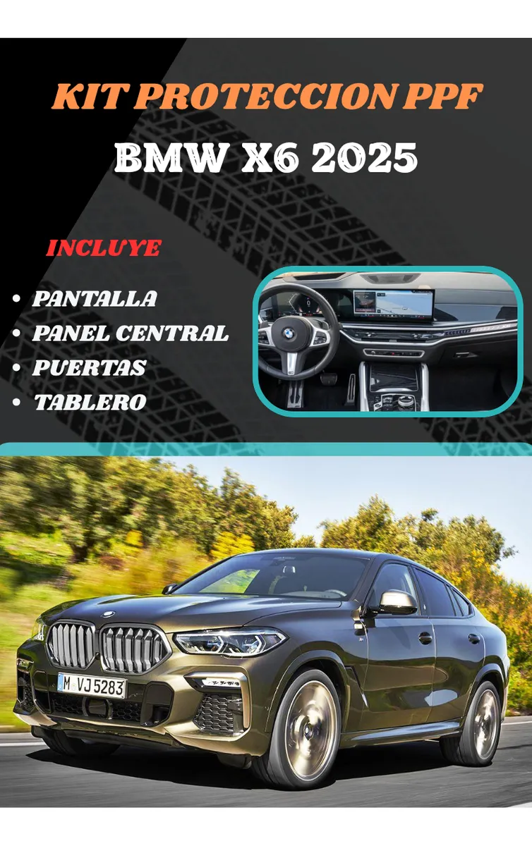 Kit Proteccion Ppf  Para Bmw X6 2025 - Image 3