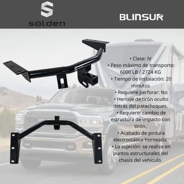 Tiron Jalon De Arrastre Compatible Honda Pilot 2016 - 2025