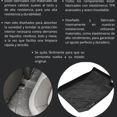 Juego Tapetes Delanteros Y Traseros Chev Colorado 2016-2022 - Image 3