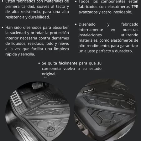 Juego De Tapetes Delanteros Gmc Sierra 1500 2016-2018 - Image 3