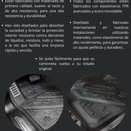 Juego Tapetes Delanteros Ford Ranger Global 2019-2022 - Image 3