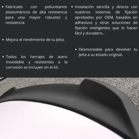 Alerón De Alto Perfil Para Vw Jetta 2019-2025 - Image 3