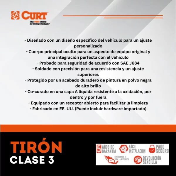 Tiron Jalon De Arrastre Curt Clase 3 Kia Telluride 2020-2021