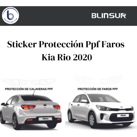 Sticker Protección Ppf Faros Compatible Con Kia Rio 2020 - Image 3