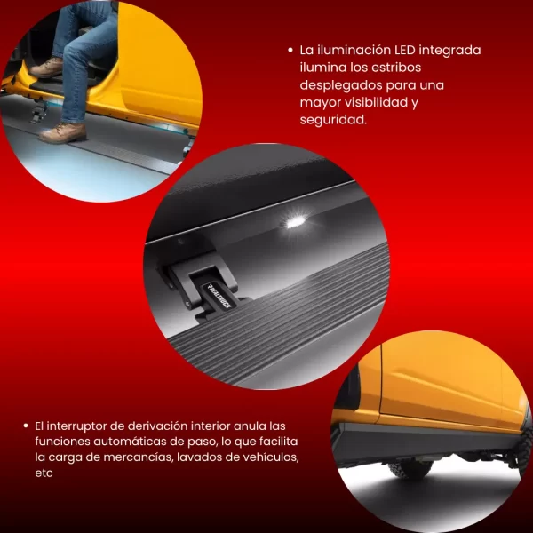 Estribos Electricos Voltstep Pol Para Gladiator 2020-2025