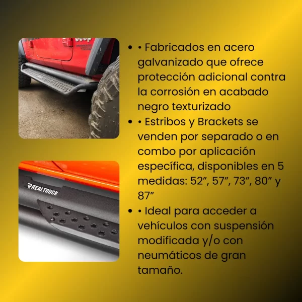 Estribos Dominator D1 Ngo Tex 68  (universal)