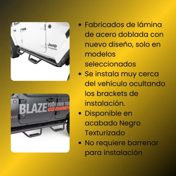 Estribos Dominator D2 Extreme 57  Ngo Text (universal)