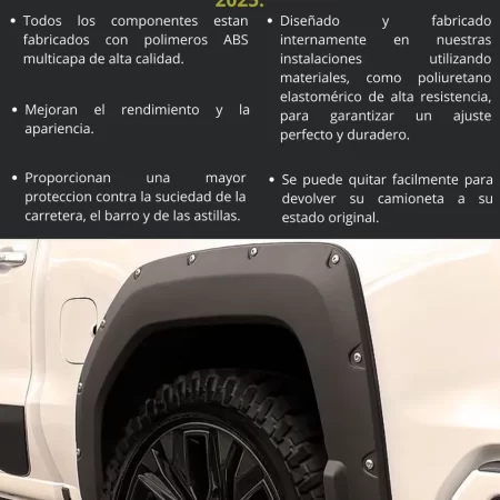 Juego Cantoneras Lisos, Gmc Sierra 2019-2025 - Image 3
