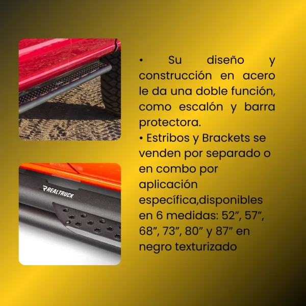 Estribos Dominator D6 Ngo Tex 68  (universal)