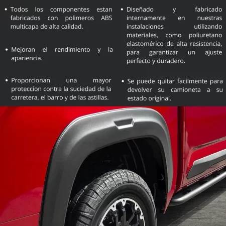 Juego Cantoneras Lisos, Toyota Tundra 2022-2025 - Image 3